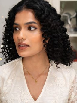 Shaya by CaratLane - Fight Song Necklace in Gold Plated 925 Silver