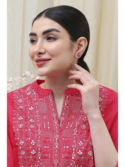 Biba - Women Purple Brass Studs