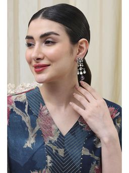 Biba - Women Purple Brass Drop and Danglers