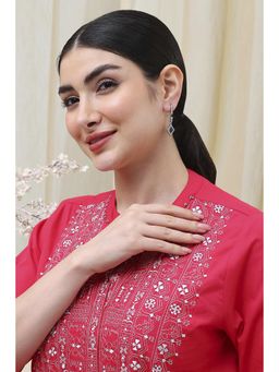 Biba - Women Navy Blue Alloy Drop and Danglers