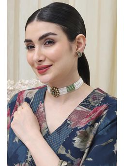 Biba - Women Mint Multi-Color Brass Jewellery Set