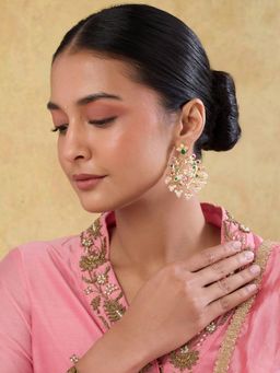 Indinoor - Romi Punjabi Jadau Multi-Color Drops & Danglers