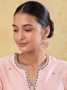 Indinoor - Khushnam Punjabi Jadau Multi-Color Chaandbaalis