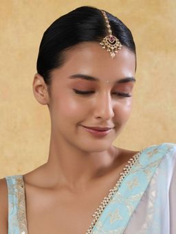 Indinoor - Indusa Kundan Polki Multi-Color Maangtikka