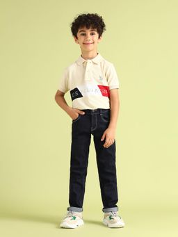 U.S. POLO ASSN. - Black Solid Cotton Jeans