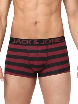Jack & Jones - Red Striped Trunks