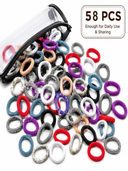 JEWELZ - Multi-Color Fashion Rubber Bands (Pack Of 58)