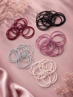 JEWELZ - Shiny Multi-Color Rubber Bands (Pack Of 60)