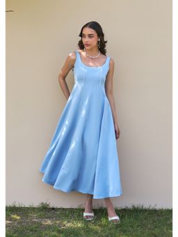 AMOSHI - Caroline Midi Dress -Powder Blue