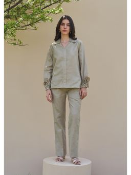 AMOSHI - Camellia Co-Ord -Olive (Set of 2)