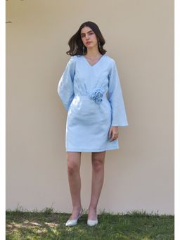 AMOSHI - Rosalie Mini Dress -Powder Blue