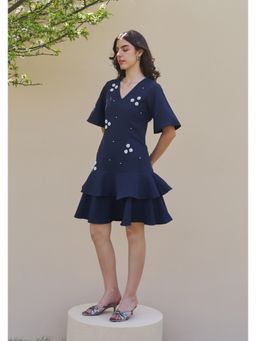 AMOSHI - Trinity Dress -Navy Blue