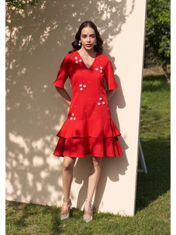 AMOSHI - Trinity Dress -Red