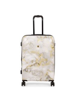 it luggage - Sheen Marble Grey Medium 24 Inches Expandable Hardsided Trolley Bag With TSA Lock