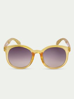 DukieKooky - Unisex Kids Grey Lens Yellow UV Protected Wayfarer Sunglasses DKSG320D