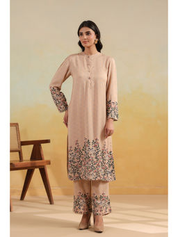 RATAN JAIPUR - Peach Noor Kurta with Pant
