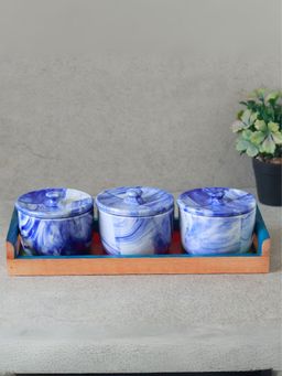 Unravel India - Refreshment Jar Set with Tray