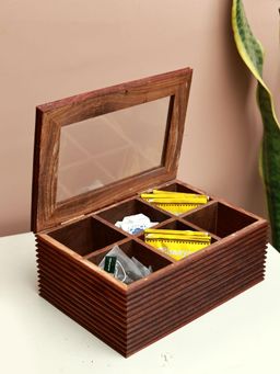 Unravel India - Wooden Utility & Storage Box