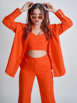 Uptownie - Riya Jain's Crop Top with Back Smocking