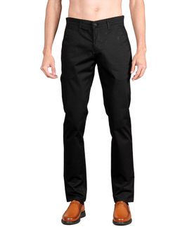 Cantabil - Men Black Solid Casual Trouser
