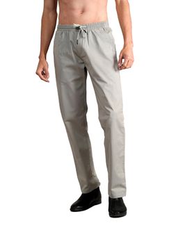 Cantabil - Men Pista Green Solid Casual Trouser