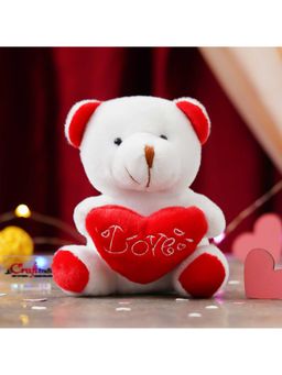 eCraftIndia - Love Heart Cute Teddy Bear Teddy Day Valentine Gift for Husband Wife