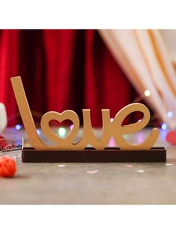 eCraftIndia - Love Sign Decorative Showpiece with Base Anniversary Valentine Gift