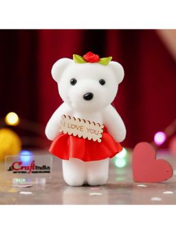 eCraftIndia - I Love You Cute Teddy Bear for Valentine Day Gift