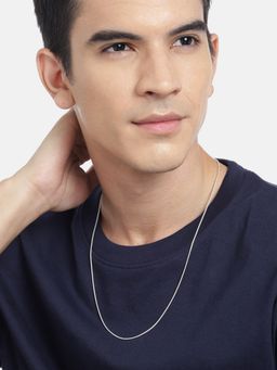 Zavya - Serpentine Splendor 925 Sterling Silver Rhodium-Plated Snake Chain