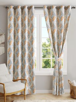 BLANC9 - Kara Yellow Cotton Curtains