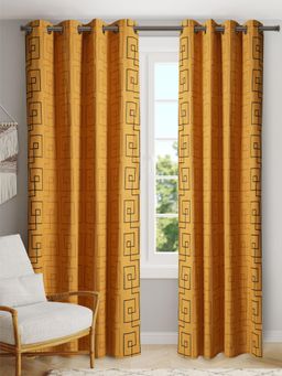 BLANC9 - Maze Polyester Cotton Curtains