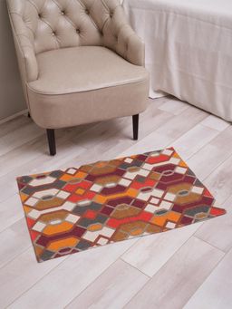 BLANC9 - Jharokha Cotton Rug - Yellow