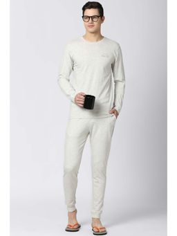 Peter England - Men Grey T Shirt And Joggers (Set of 2)