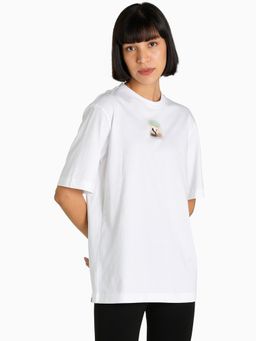 Puma - Brand Love Relaxed Women White T-shirt