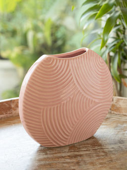 ExclusiveLane - Pink Pastel Rise Decorative Ceramic Vase