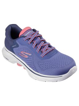 SKECHERS - GO WALK 7 - COSMIC WAVES Walking Shoes Navy Blue