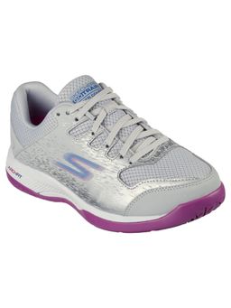SKECHERS - VIPER COURT- PICKLEBALL Training Shoes Grey & Purple