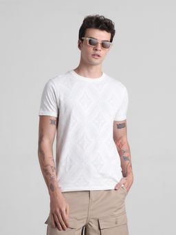 Jack & Jones - White Slim Fit T-Shirt