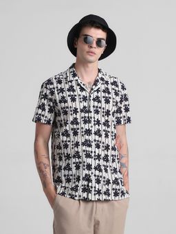 Jack & Jones - Black & White Regular Fit Shirt