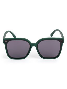 DukieKooky - Kids Polarized and UV Protected Square Sunglasses for Boys & Girls - Dark Green