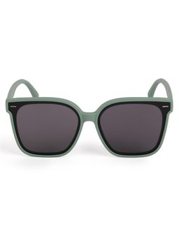 DukieKooky - Kids Polarized and UV Protected Square Sunglasses for Boys & Girls - Sage Green