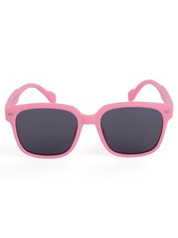 DukieKooky - Kids Polarized and UV Protected Square Sunglasses for Boys & Girls - Pink