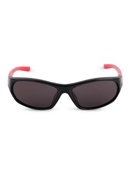 DukieKooky - Kids Polarized and UV Protected Sports Sunglasses for Boys & Girls - Black-Red