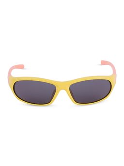 DukieKooky - Kids Polarized and UV Protected Sports Sunglasses for Boys & Girls - Yellow-Peach
