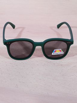 DukieKooky - Kids Polarized and UV Protected Wayfarer Sunglasses for Boys & Girls - Dark green