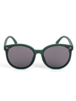DukieKooky - Kids Polarized and UV Protected Oversized Sunglasses for Boys & Girls - Dark green
