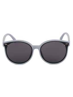 DukieKooky - Kids Polarized and UV Protected Oversized Sunglasses for Boys & Girls - Light gray