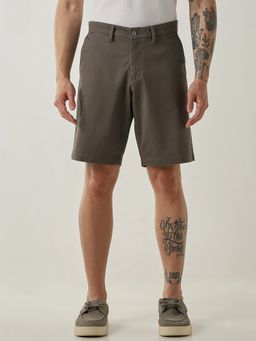 Reid & Taylor - Olive Regular Fit Shorts