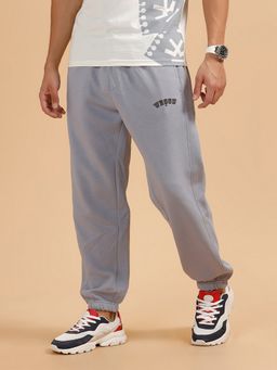 WROGN - Men Grey Heavy GSM Relaxed Fit Jogger
