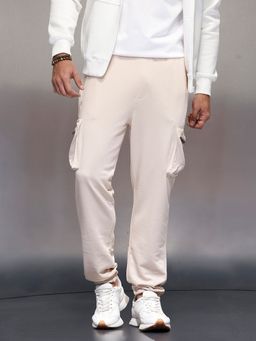 WROGN - Men Beige Straight Fit Cargo
